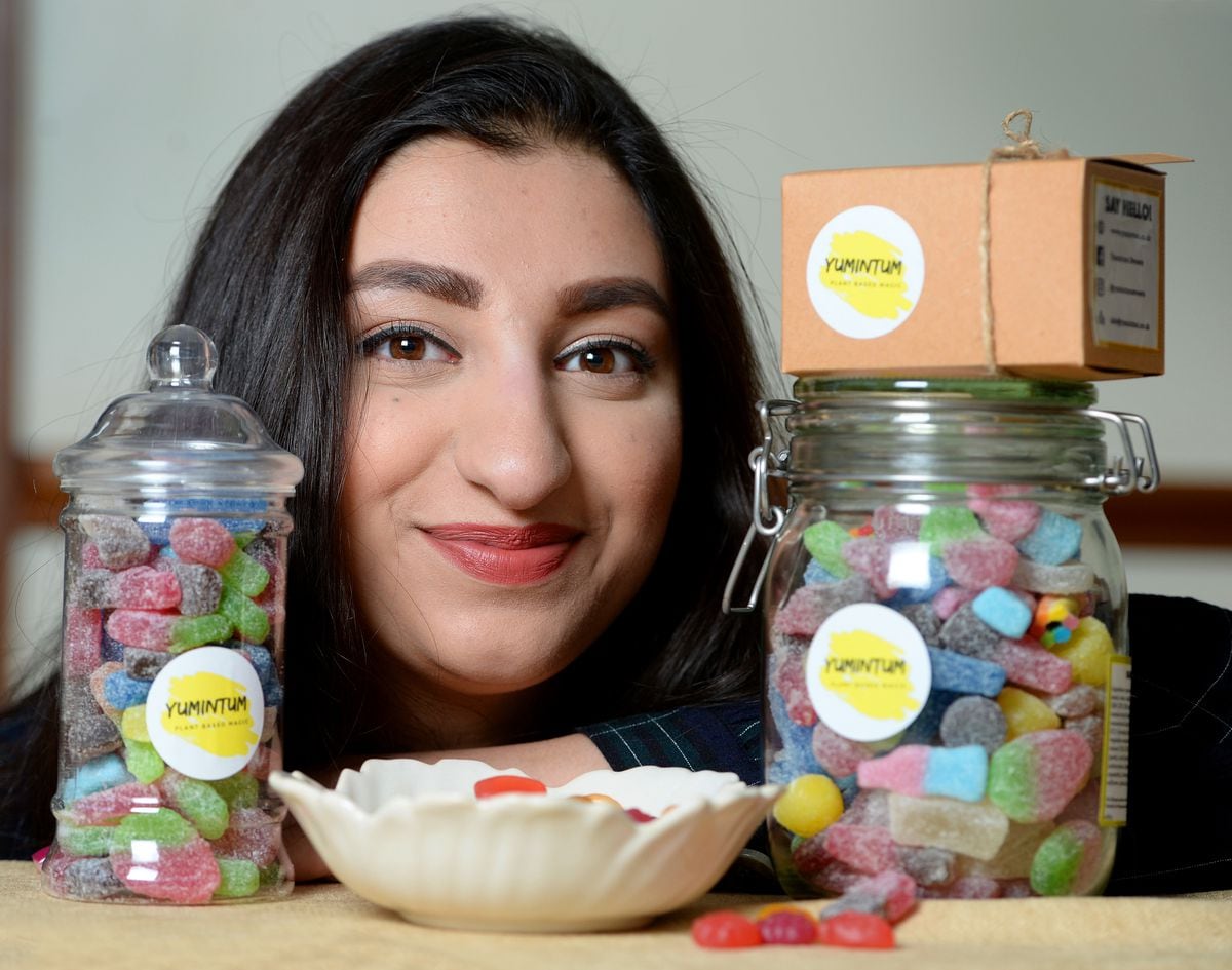 Jaz Mavi, from Walsall, who has given up a career in law to concentrate on her vegan sweets business