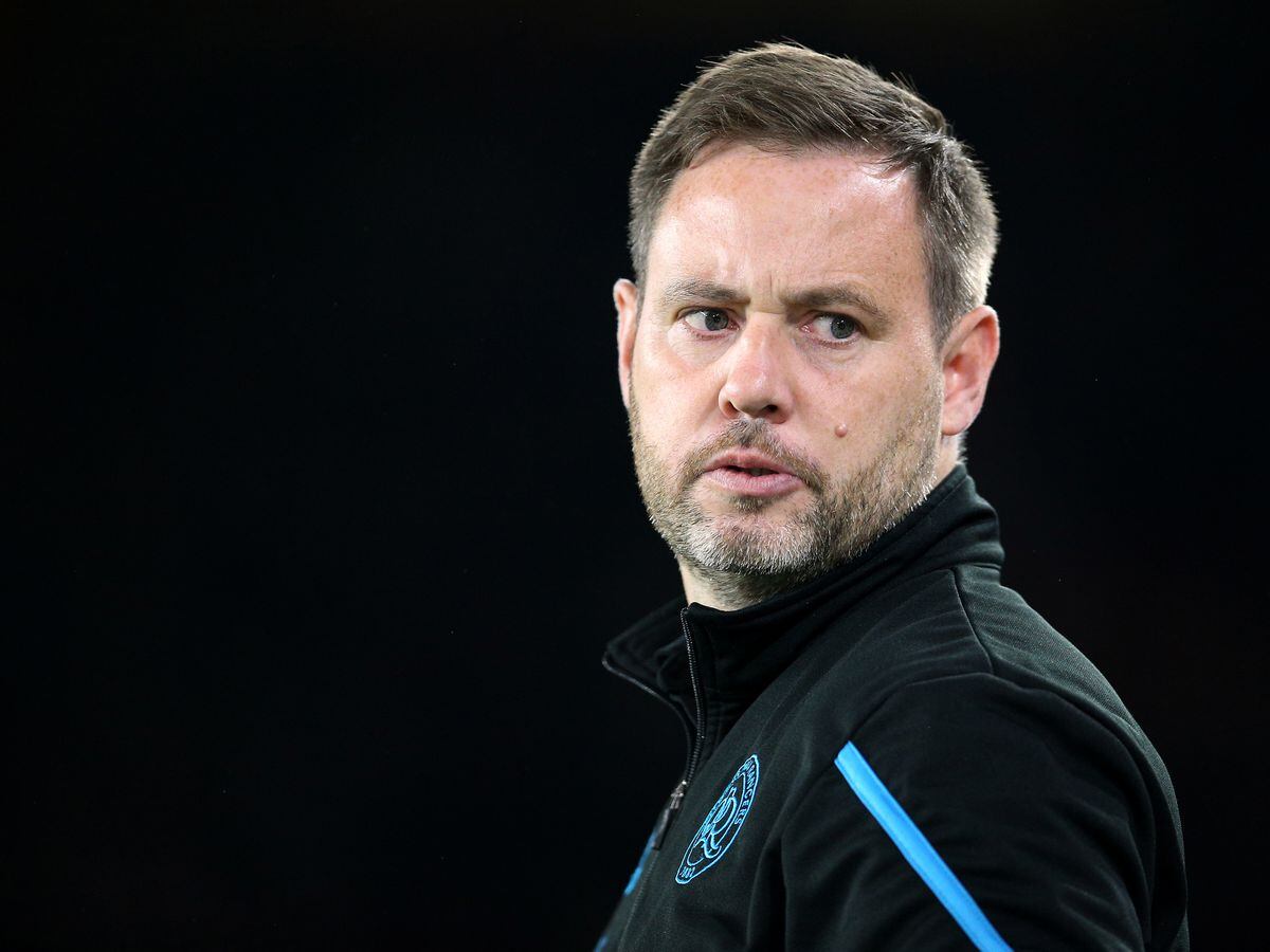 Queens Park Rangers manager Michael Beale during the Sky Bet Championship match at Bramall Lane, Sheffield. Picture date: Tuesday October 4, 2022..
