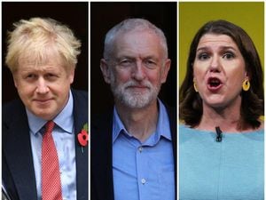 Boris Johnson, Jeremy Corbyn and Jo Swinson
