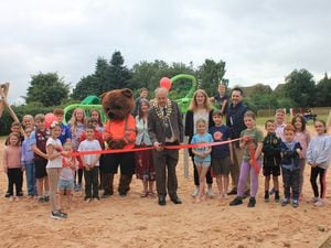 Burntwood Park’s new play area is officially opened