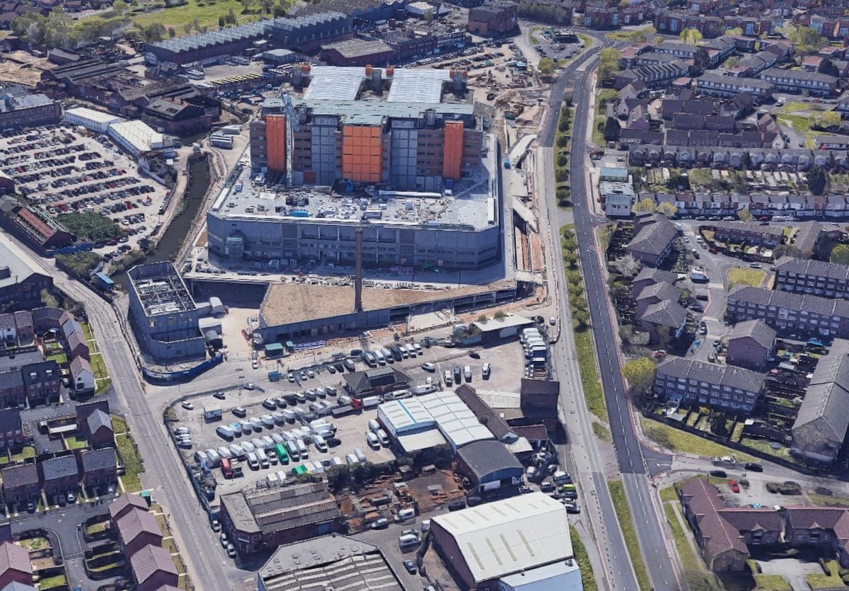 The development would have been on a van rental site, pictured next to the Midland Met Hospital. Photo: Google