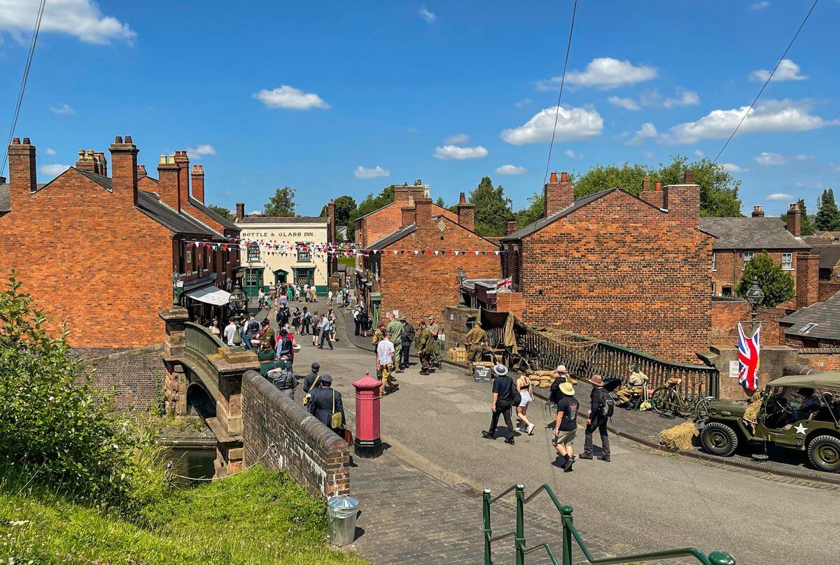 The baton will take a stroll along the cobbles at the Black Country Living Museum