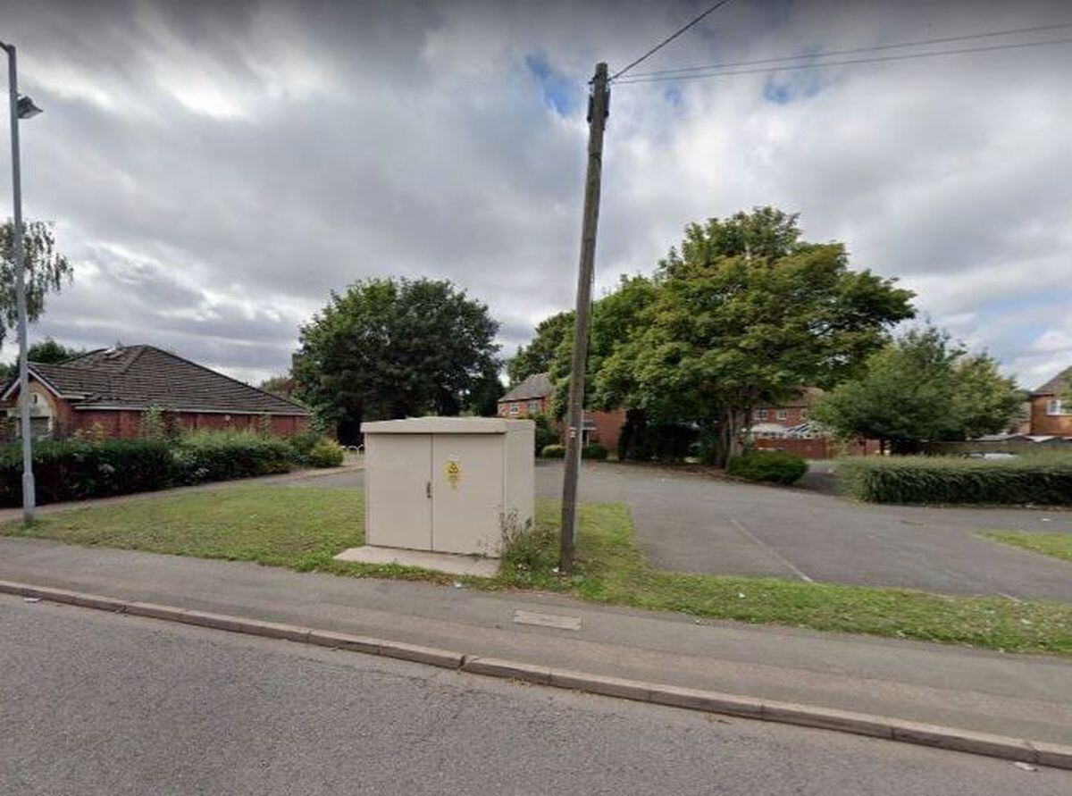 The former Walsall Wood Library and car park on Lichfield Road and Coppice Road. PIC: Google Street View.