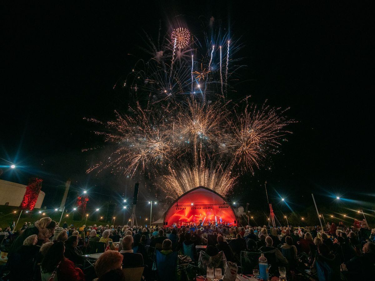 A firework finale will be set within the inspirational landscape of the Nation’s year-round place to remember