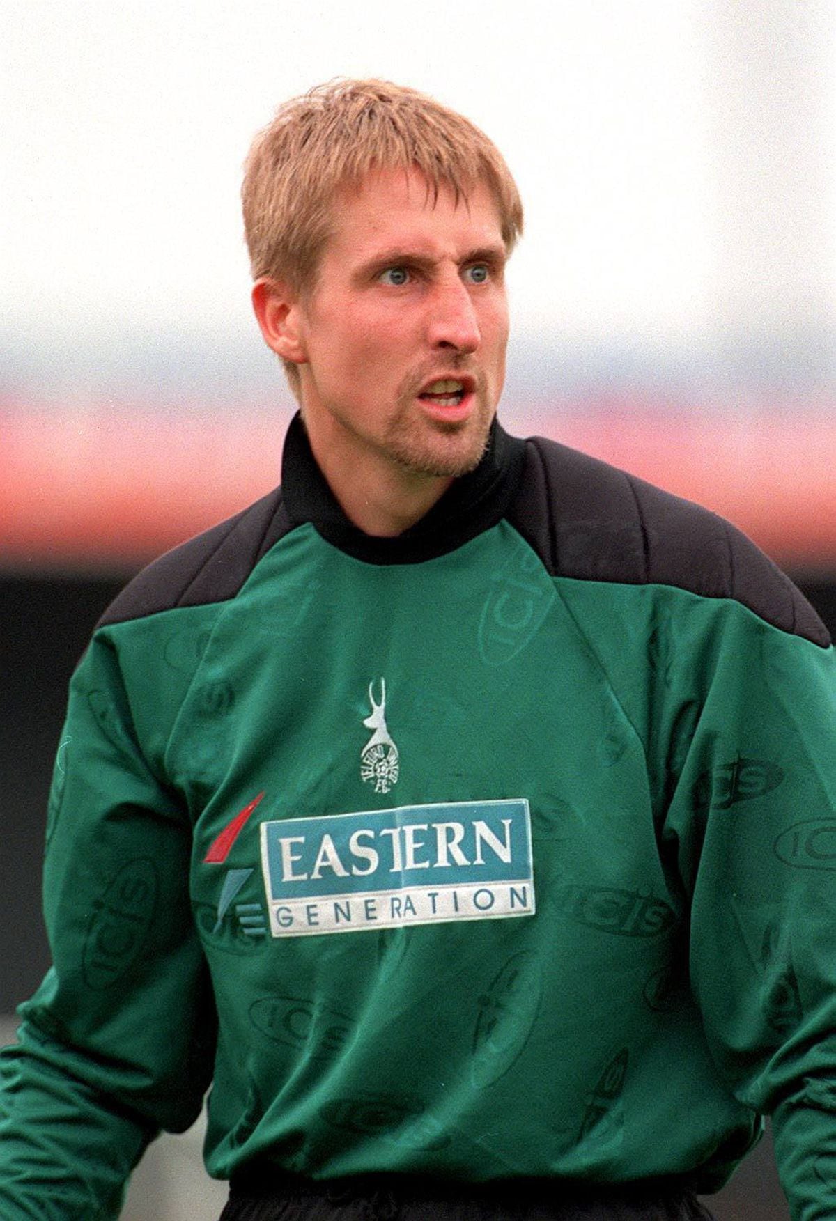 Derek Dudley when he played for Telford United.