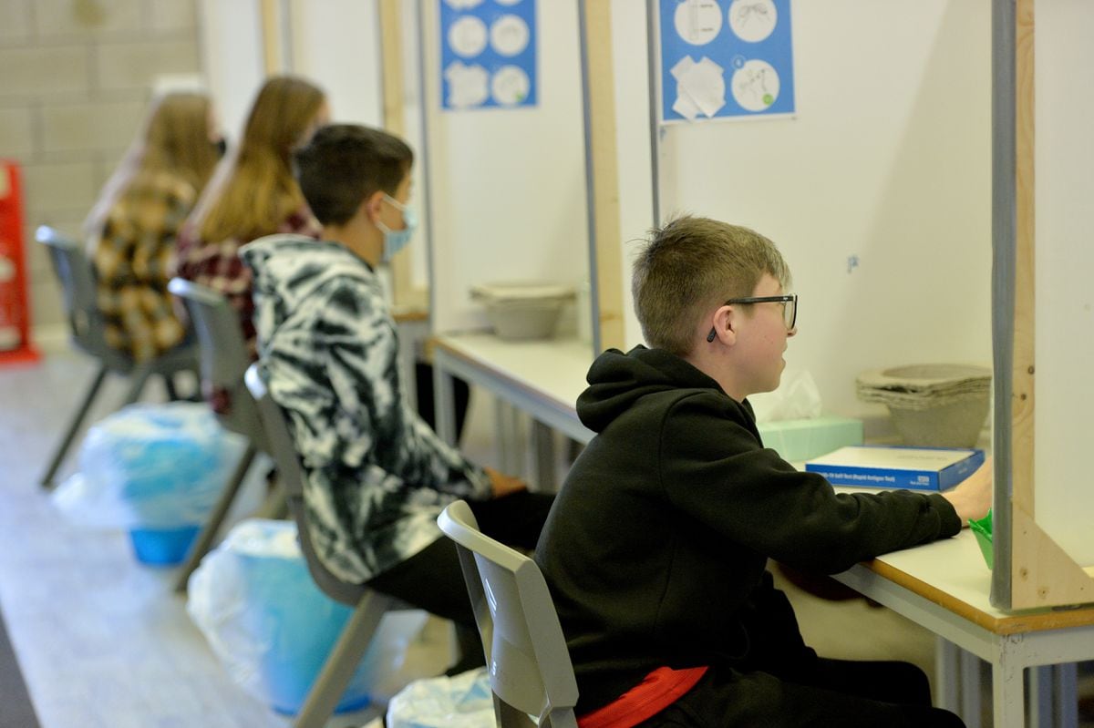 Pupils have been testing across the region, although there have still been absences due to positive tests