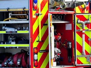 Four crews have extinguished a blaze in Stafford