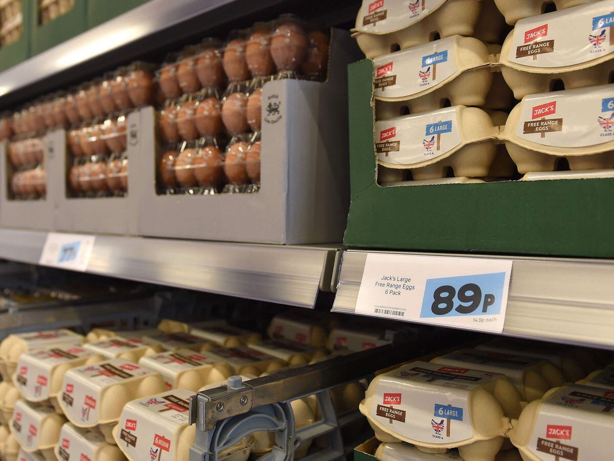 Tesco has pledged support for the British egg sector after announcing it was limiting sales to customers (Joe Giddens/PA)