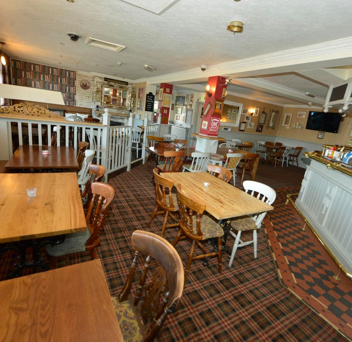 Home comforts – the interior of the Crown Inn