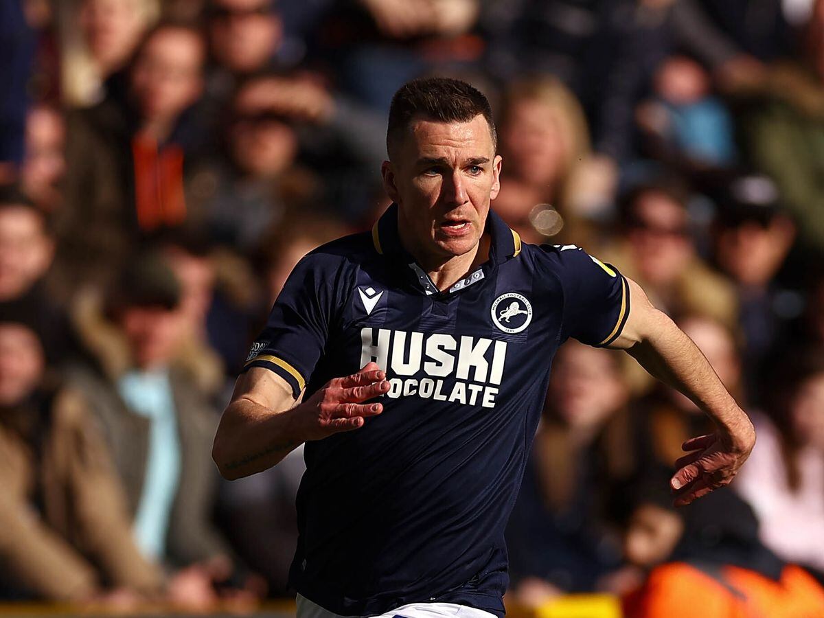 Millwall's Jed Wallace during the Sky Bet Championship match at The Den, London. Picture date: Saturday March 12, 2022..