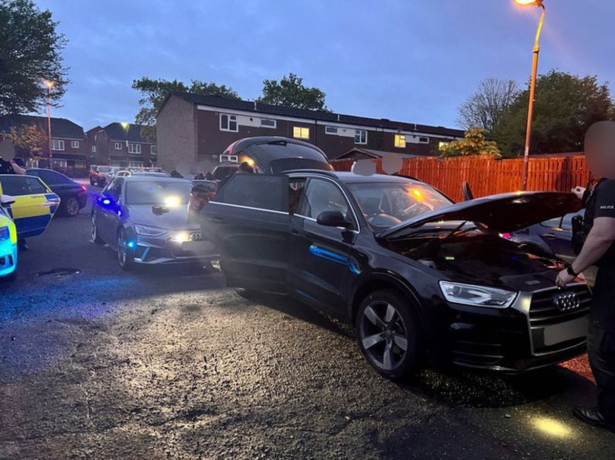 Arrests made after Audi chase in city as police discover face masks ...