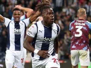 Brandon Thomas-Asante struck the last time Albion and the Clarets met, also on a Friday night in front of the television cameras. (Photo by Adam Fradgley/West Bromwich Albion FC via Getty Images).
