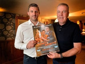 Kenny Jackett and Sam Ricketts were Q&A guests at The Cleveland Arms, Wolverhampton, hosted by Matt Murray