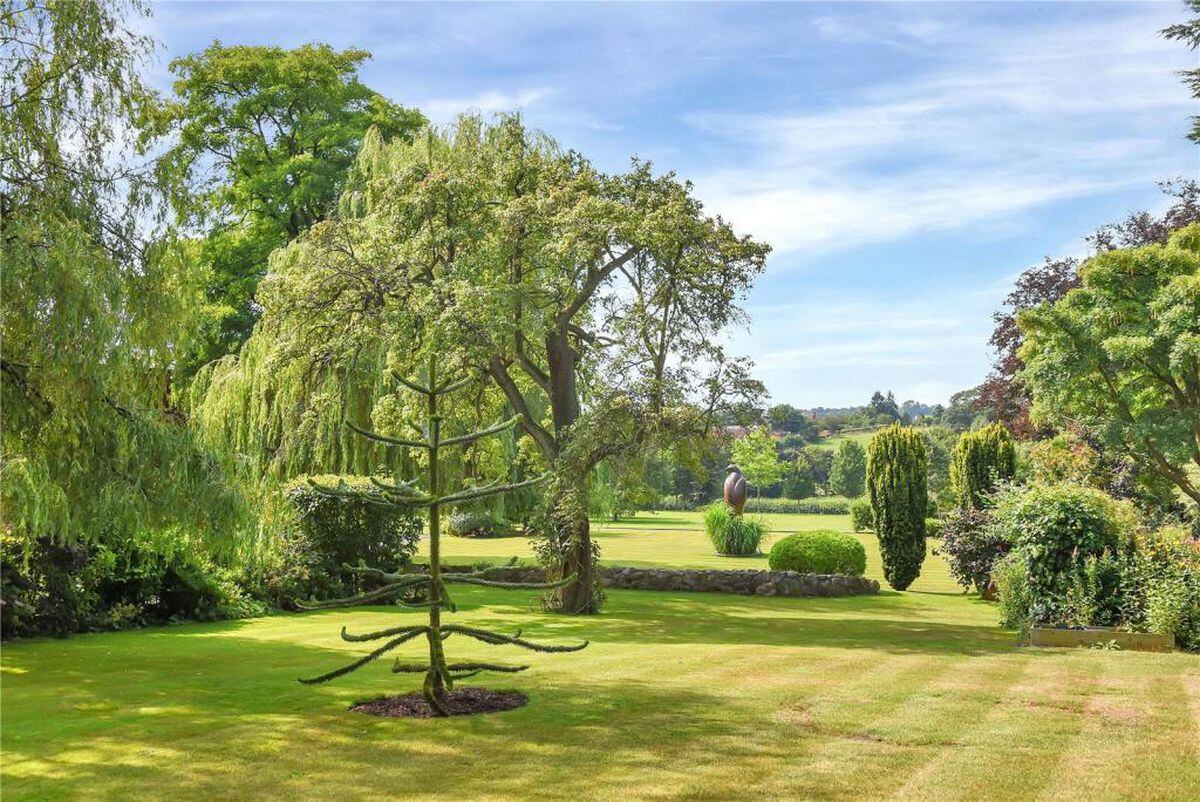 The gardens are part of more than seven acres of land. Photo: Rightmove/Fisher German, Worcester