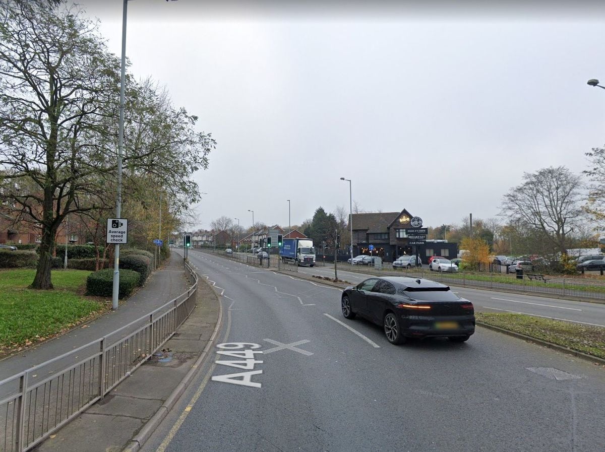 The section of the A449 near Bushbury Lane is set to close to one lane due to emergency water works. Photo: Google Street Map