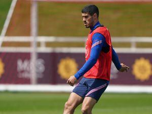
              
England's Conor Coady during a training session at St George's Park, Burton-upon-Trent. Picture date: Friday June 10, 2022. PA Photo. See PA story SOCCER England. Photo credit should read: Joe Giddens/PA Wire.
 

RESTRICTIONS: Use subject to restrictions. Editorial use only, no 
commercial use without prior consent from rights holder.
            
