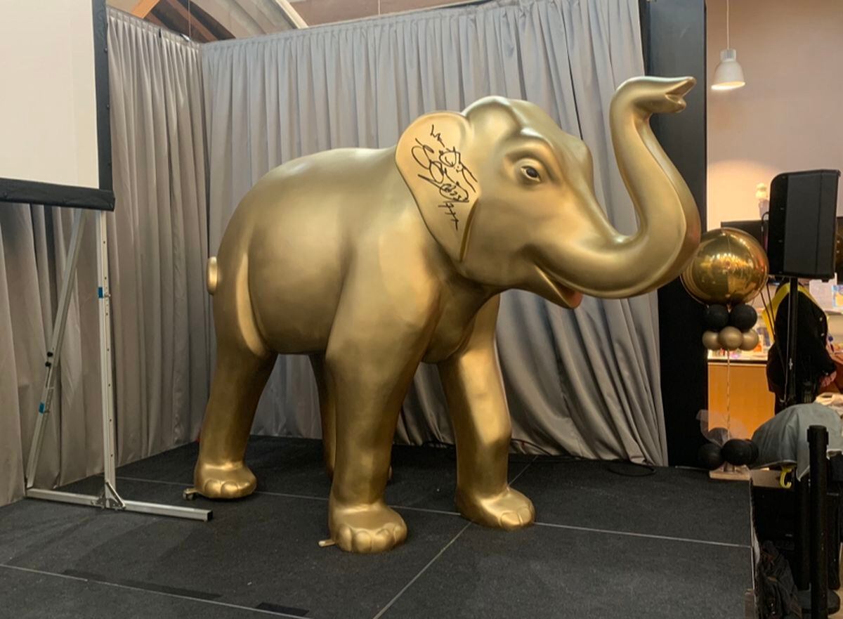 The golden elephant 