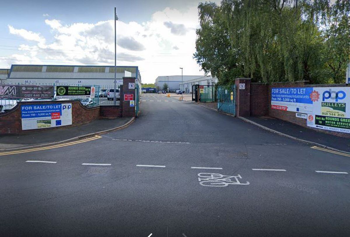 The entrance to Percy Business Park. Photo: Google.