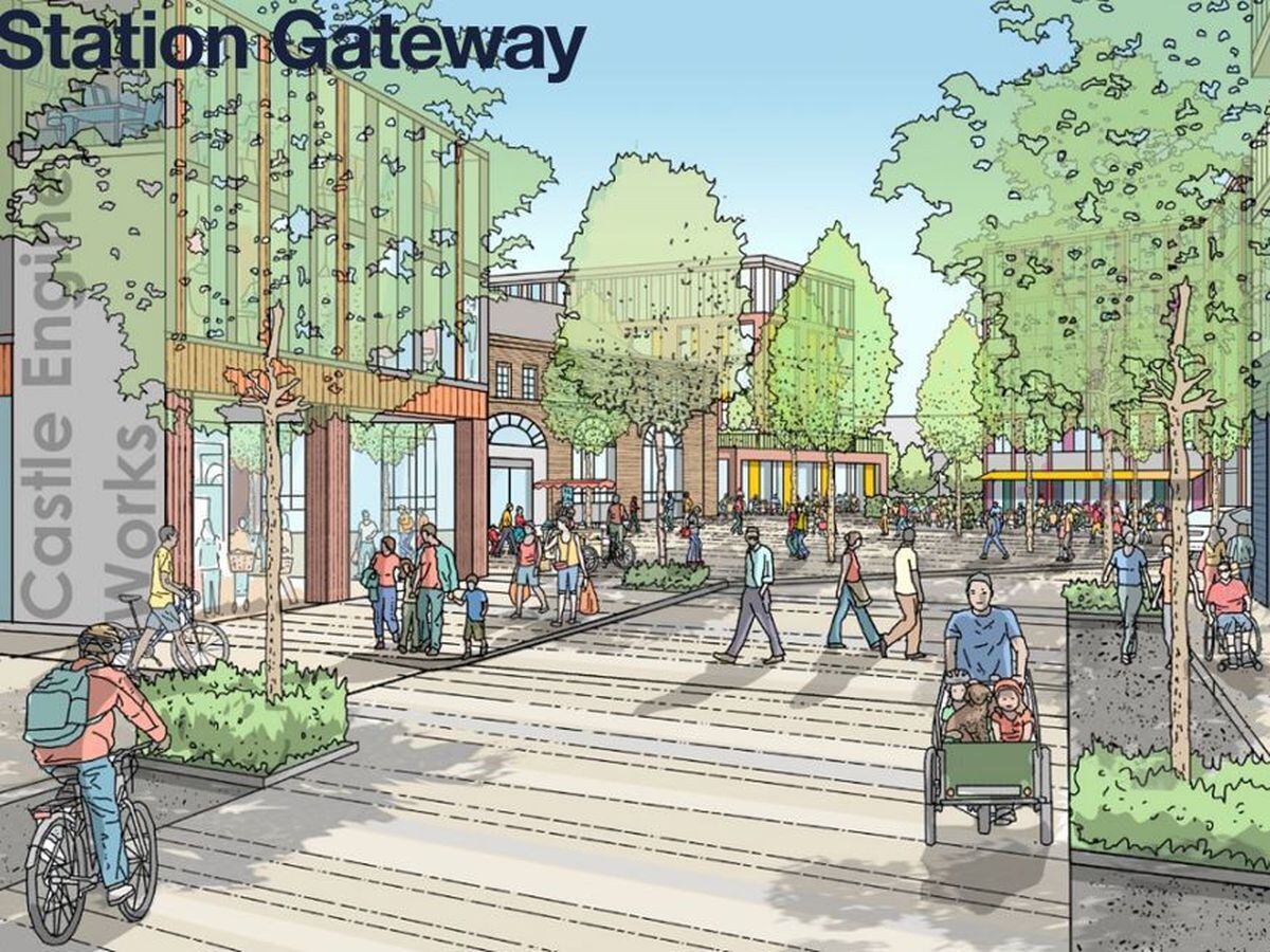 An image of how the Stafford Station Gateway could look. Image courtesy of Stafford Borough Council