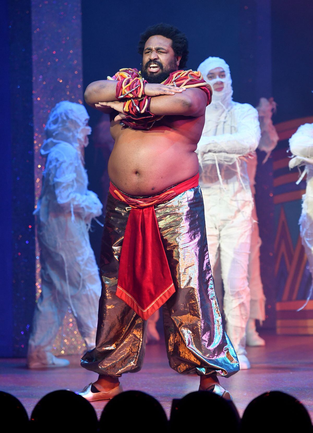Duan Gooden plays the all-important Genie in Aladdin