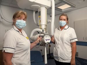 Andrea Athersmith, Advanced Practioner Radiographer and Katie Vaughan, Senior Therapy Radiographer