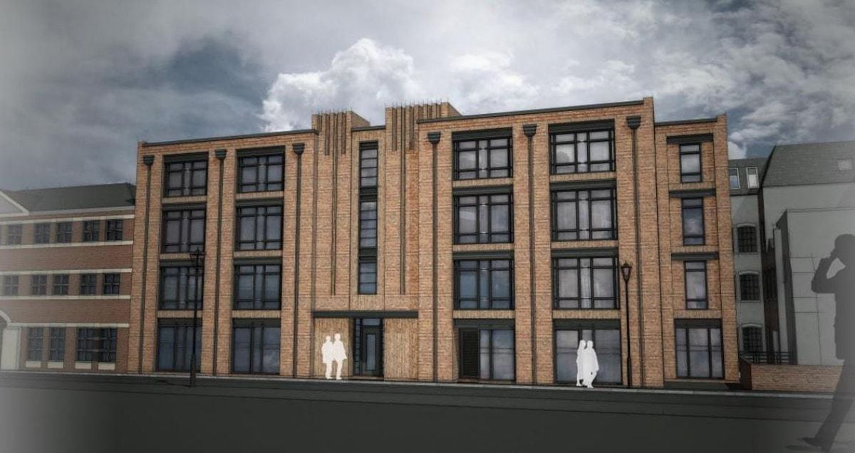 Illustration of the planned homes to replace the former Henry's Restaurant in the Jewellery Quarter. Credit: St. Paul’s Associates Ltd. 