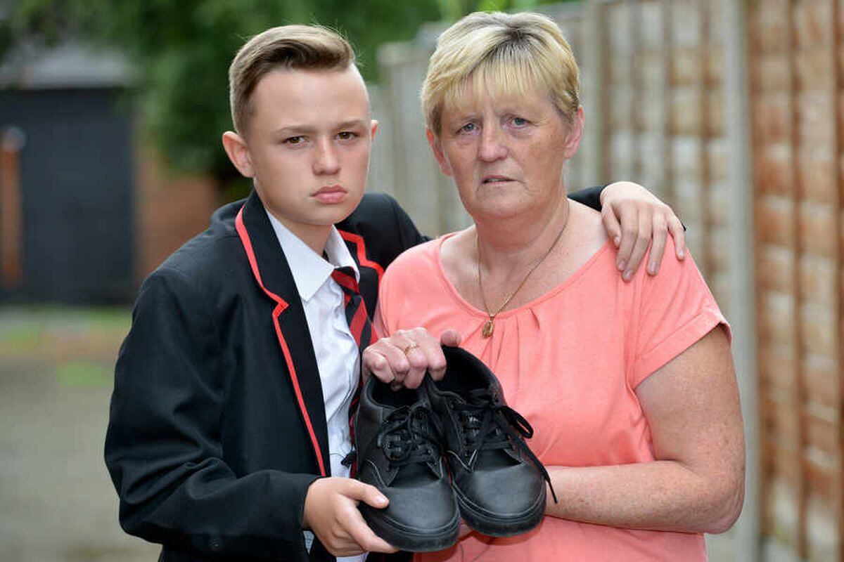 Cannock school buys shoes for pupils not toeing the uniform line