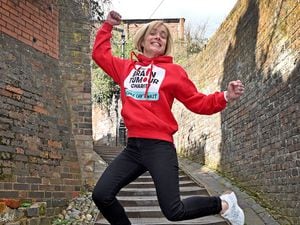 Louise Welsby from Bridgnorth is attempting to do a million steps by March 30 to raise money for charity in memory of her mother