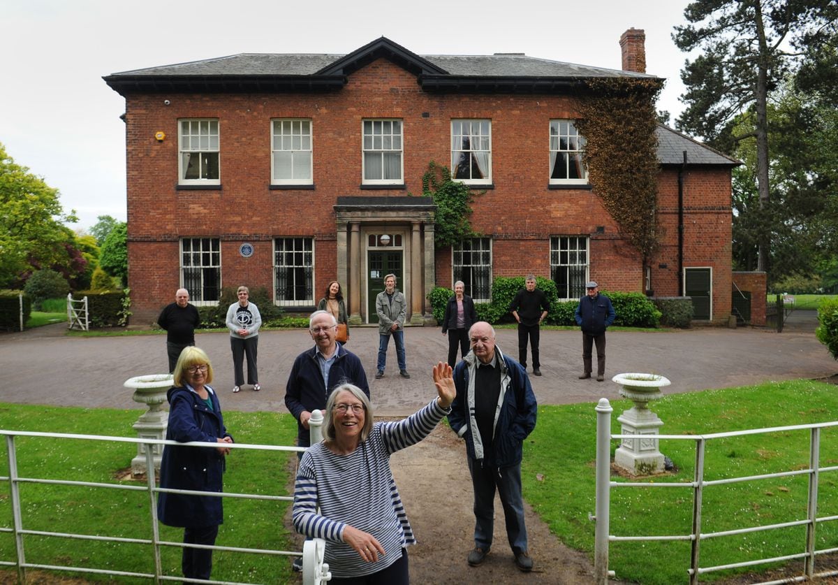 Members of The Friends of Bantock House Museum and Park, including committee members (front left-right) Val Bartleet, Roger Clough, Val Lidster and Tony Baker