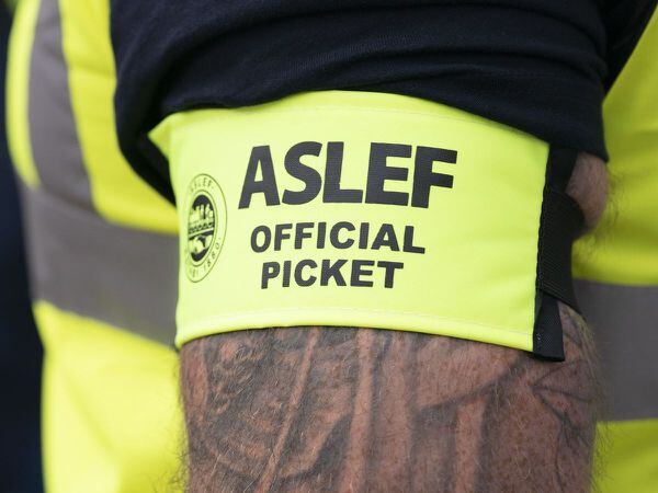 Members of the ASLEF union are striking on August 13.