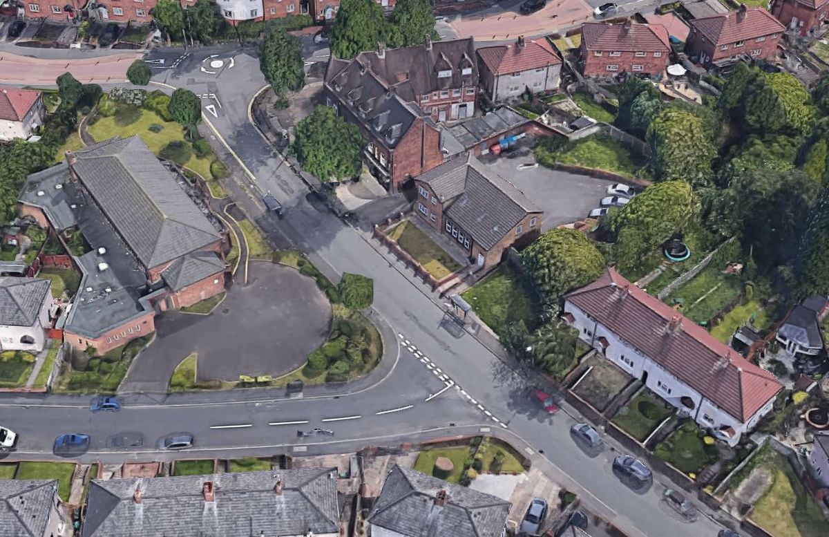 An aerial view showing the junction of Willow Road and Summer Road, where the stabbing happened. Photo: Google