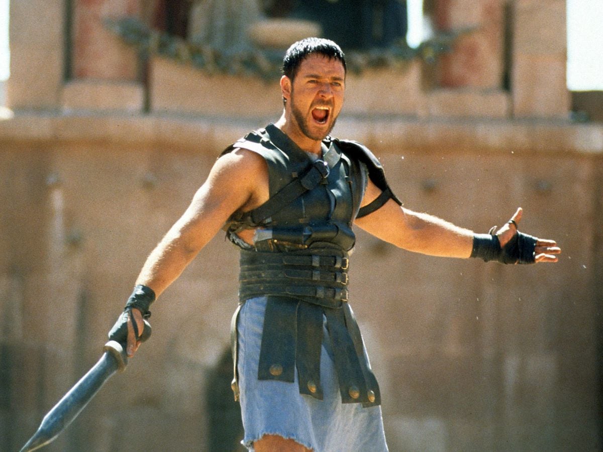 Russell Crowe as Maximus in 2000's Gladiator