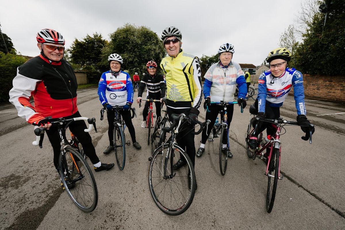 Jim Kempt, Roger Eden, Dave Smith, Hugh Porter, Gilbert Parkes and Katy Wright take on this year’s Round the Wrekin Sportif