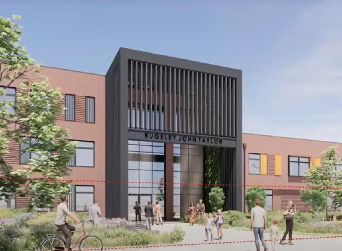 An image of the proposed school at the former Rugeley Power Station site