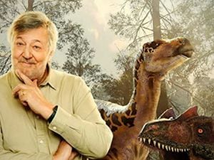 A promotional image from the show Dinosaur - with Stephen Fry.