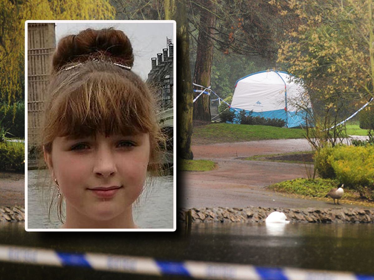 Viktorija Sokolova, inset, was found bludgeoned to death in Wolverhampton's West Park