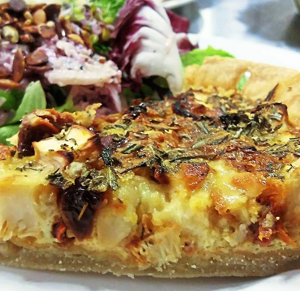 Say cheese – the goat’s cheese quiche