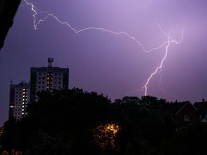 Thunderstorms are forecast for the region on Tuesday