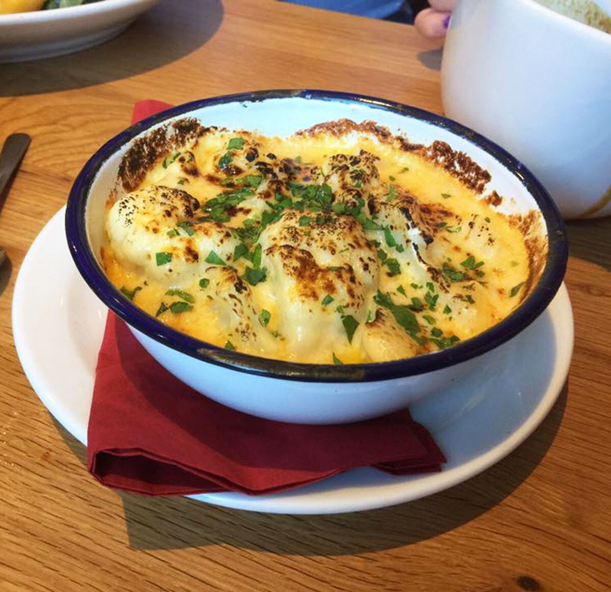 Say cheese – the delicious cauliflower cheese