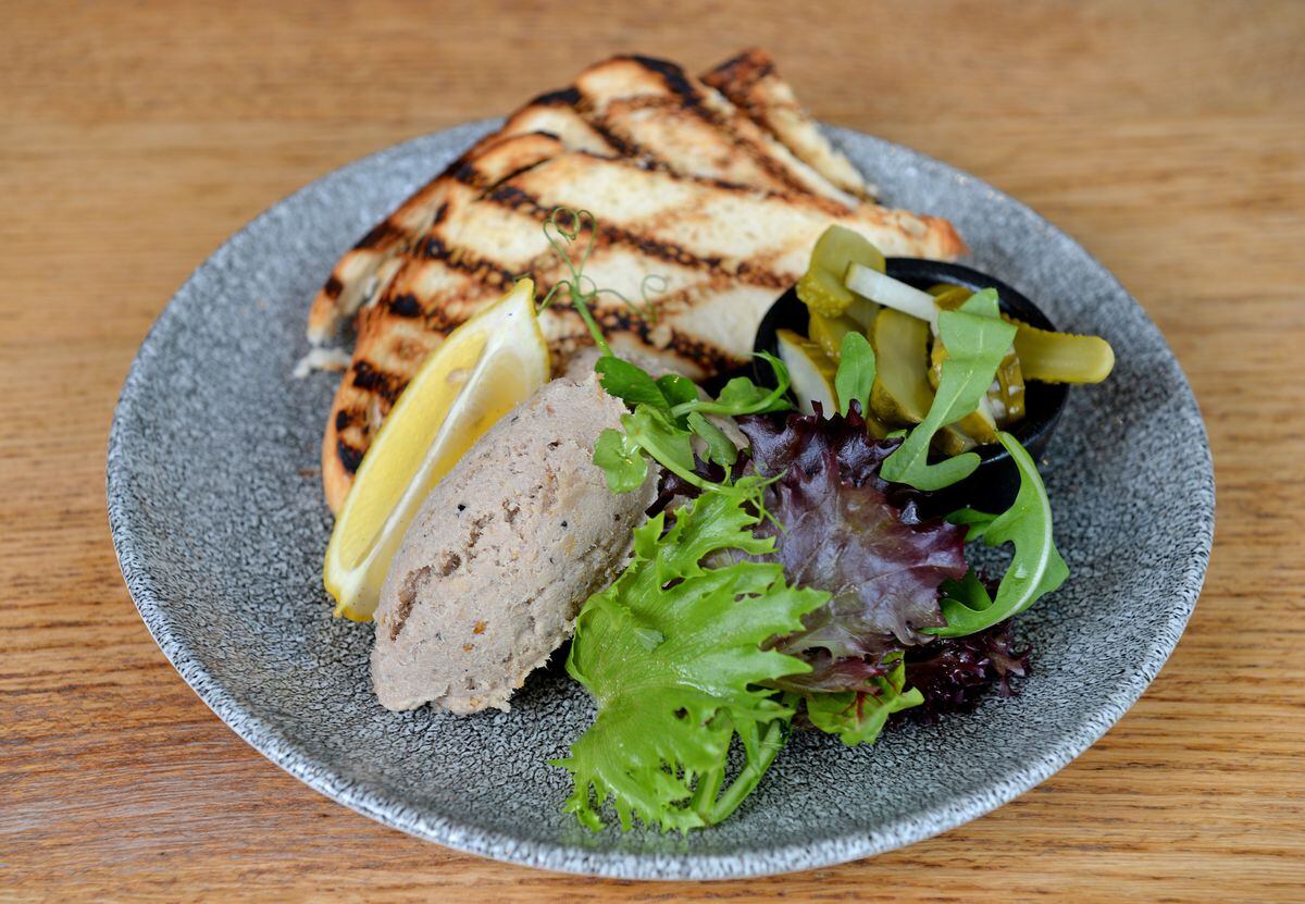 Smoked mackerel pate with toasted brioche