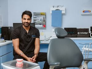 Nominated for Best Young Dentist of the Year award, Dr Chetan Sharma, at Dudley Road, Wolverhampton..