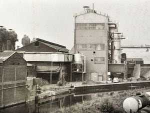 A photograph of Beans Foundry, Tipton, post 2nd World War.