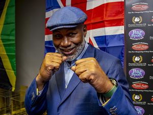 Lennox Lewis was making a rare public appearance at the Premier Suite at Bar Sport