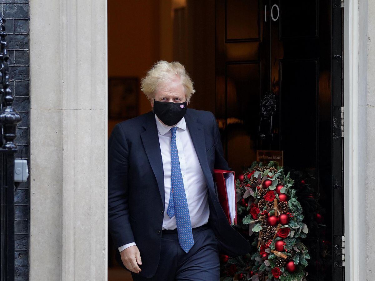 Prime Minister Boris Johnson is expected to face questions over an alleged Christmas Downing Street party following the emergence of leaked footage showing senior aides joking about such an event