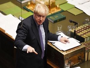 Boris Johnson speaks in the Commons