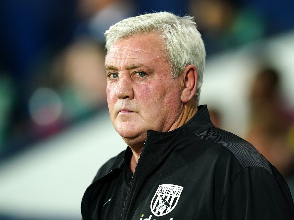 West Bromwich Albion manager Steve Bruce during the Sky Bet Championship match at The Hawthorns, West Bromwich. Picture date: Friday September 2, 2022. PA Photo. See PA story SOCCER West Brom. Photo credit should read: Martin Rickett/PA Wire...RESTRICTIONS: EDITORIAL USE ONLY No use with unauthorised audio, video, data, fixture lists, club/league logos or "live" services. Online in-match use limited to 120 images, no video emulation. No use in betting, games or single club/league/player publications..