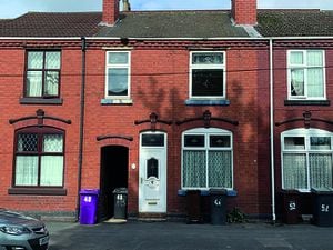The house up for auction in Queen Street, Bilston
