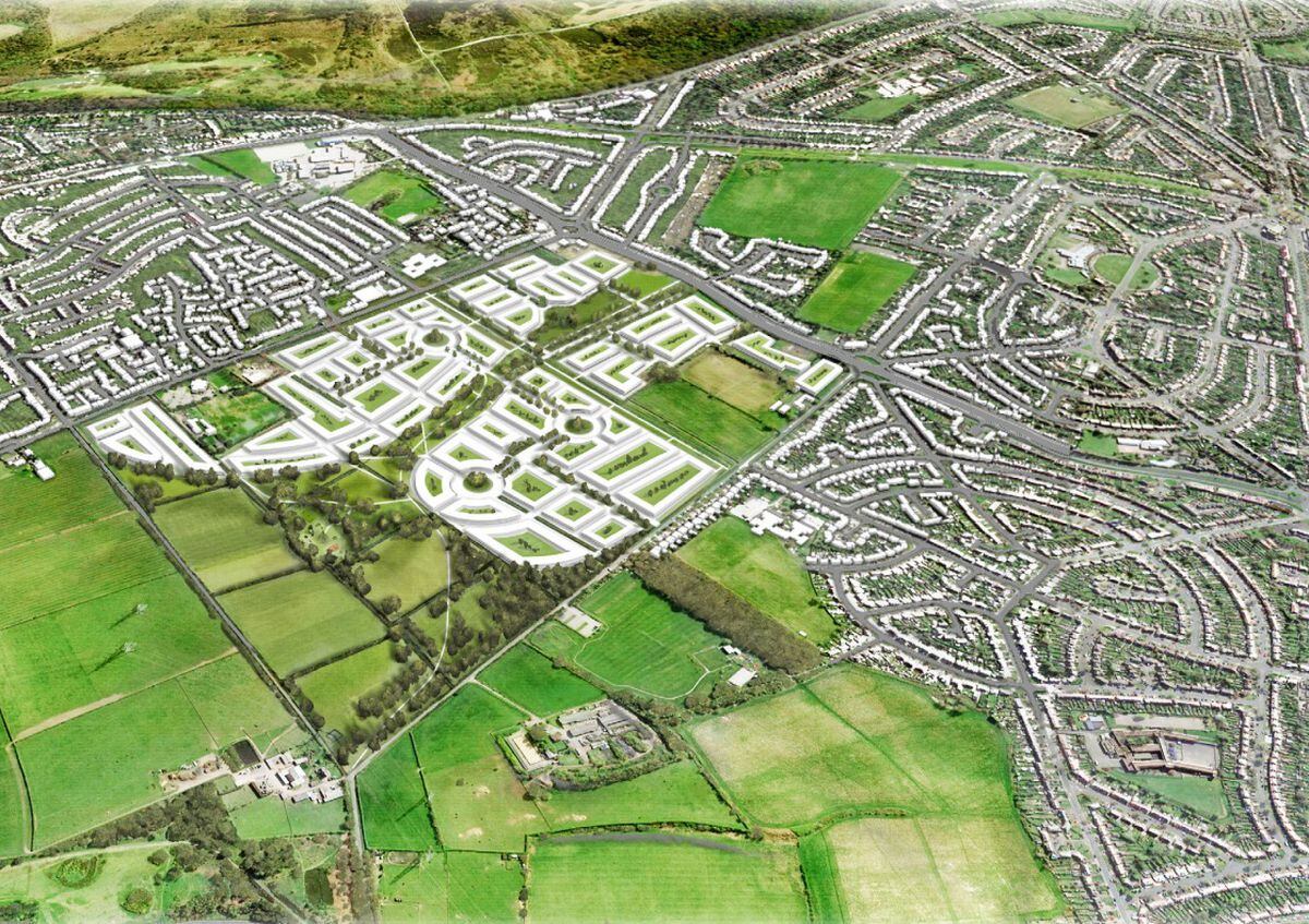 An artist's impression of how the proposed housing development will look. Picture: BHB Architects 