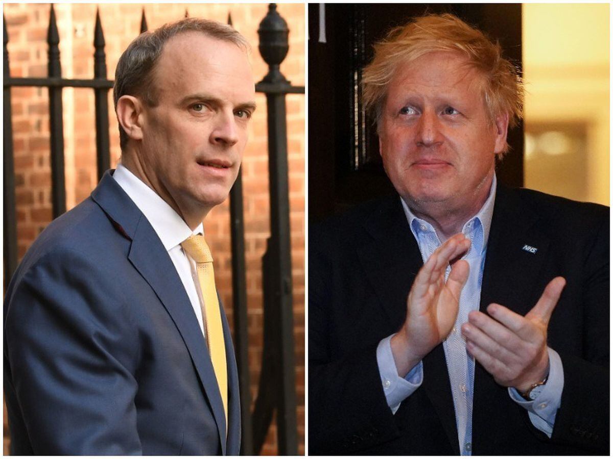 Foreign secretary Dominic Raab will be leading the Government while Prime Minister Boris Johnson is being treated in hospital