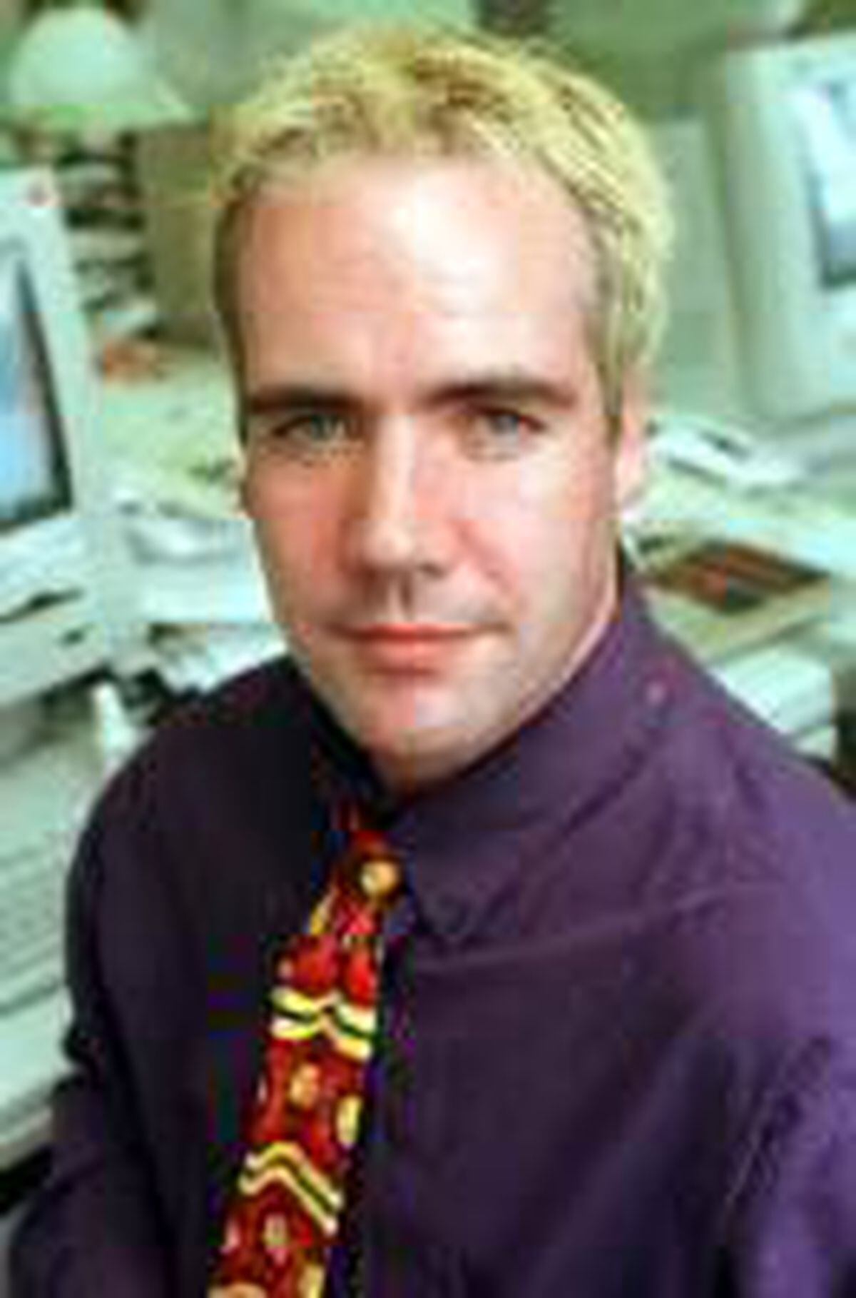 Mark Allen during his time as a reporter at the Express & Star